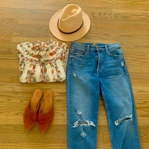 Anthropologie Blouse by Feather Bone
